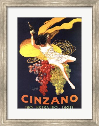 Framed Cinzano Brut Print