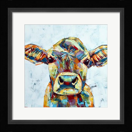 Framed Cow Print