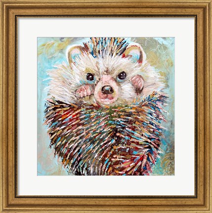 Framed Hedgehog Print