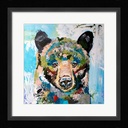 Framed Bear Print