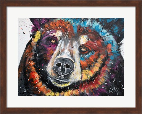 Framed Midnight Bear Print