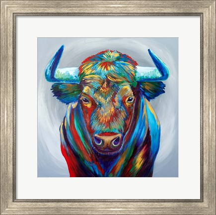 Framed Aggie Bull Print