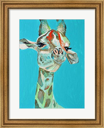 Framed Doc Giraffe Print