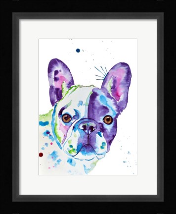 Framed Frenchie No. 2 Print