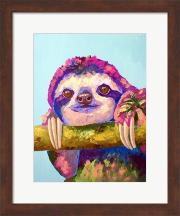 Framed Sloth Print