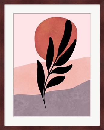 Framed Plant Stem Print