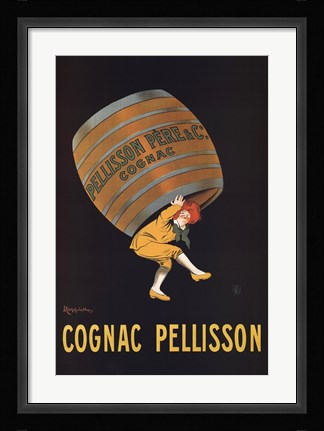 Framed Cognac Pellison Print