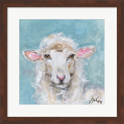 Framed Mimi the Sheep Print