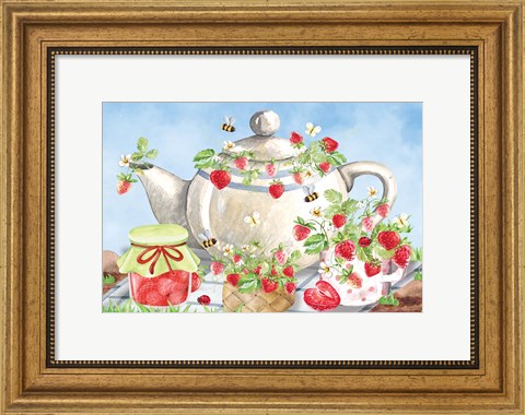 Framed Strawberry Jam Print
