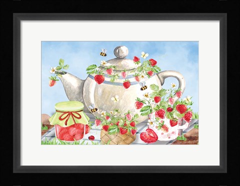 Framed Strawberry Jam Print