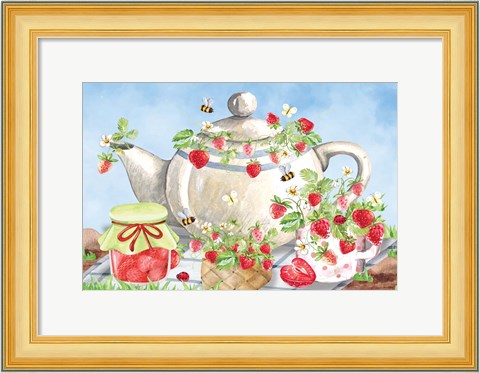 Framed Strawberry Jam Print