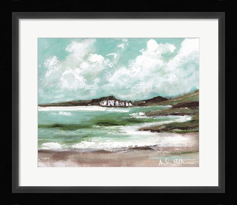 Framed Little White Houses Print