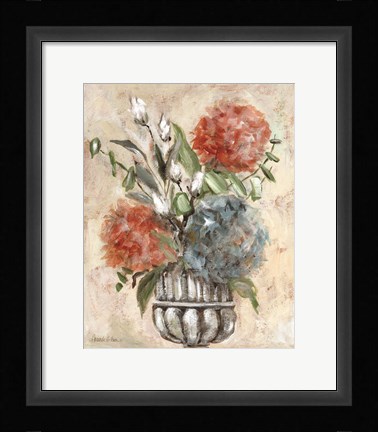 Framed Elegant Hydrangeas Print