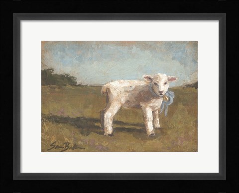 Framed Little Lamb III Print