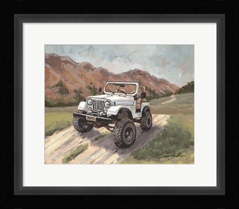 Framed Road Less Traveled Print