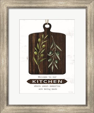Framed Welcome to Our Kitchen Print