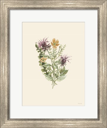 Framed Botanical Mix III Print