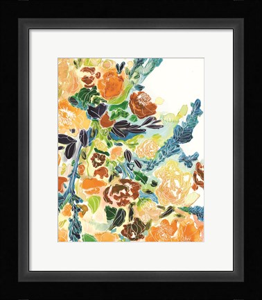 Framed Marigold Bunch Print