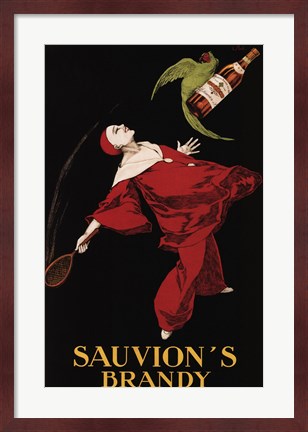 Framed Sauvion&#39;s Brandy Print