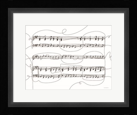 Framed Bass and Treble Print