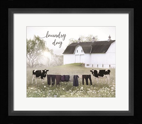 Framed Laundry Day Print
