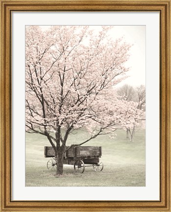 Framed Country Wagon Print