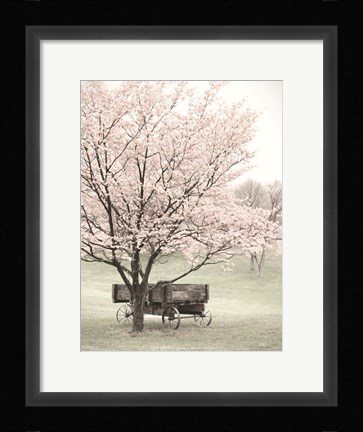 Framed Country Wagon Print