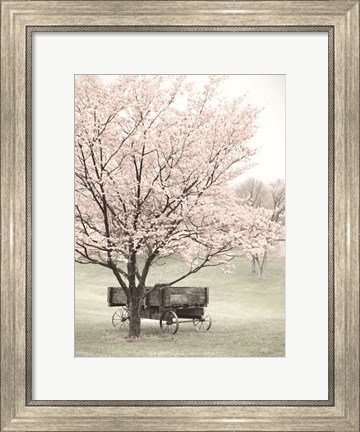 Framed Country Wagon Print