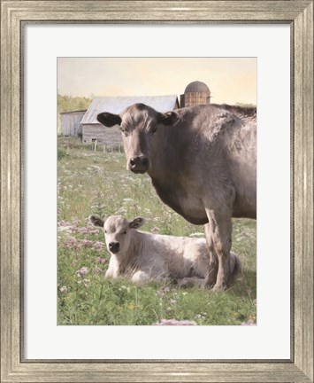 Framed Spring on the Farm Print