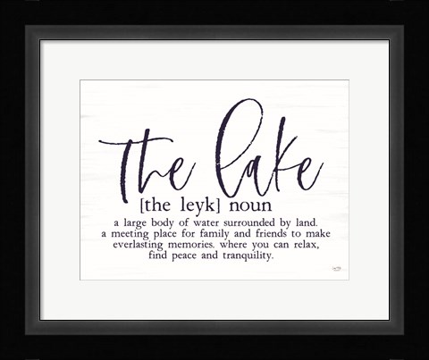 Framed Lake Print