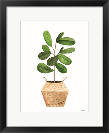 Framed Basket Planter 1 Print