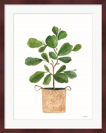 Framed Basket Planter 3 Print