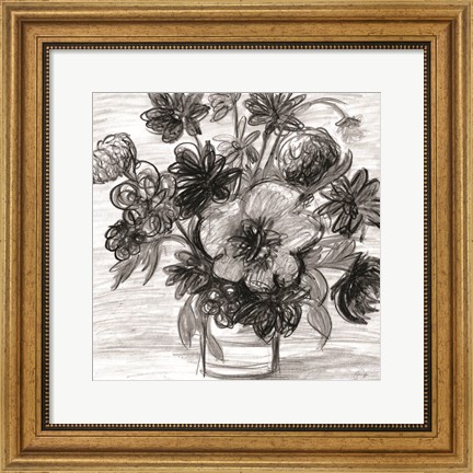 Framed Blooming with Contrast Print