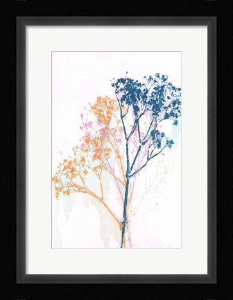 Framed Gypso 2 Mustard Blue Print