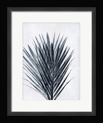 Framed Palm 2 Grey Print