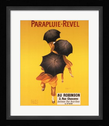 Framed Parapluie Revel Print