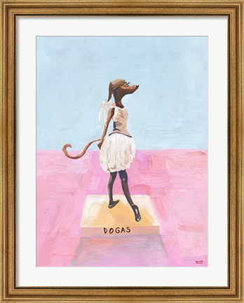Framed Dogas Print