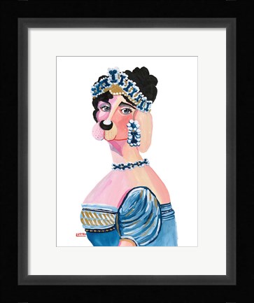 Framed Empress Josephine Bone-Aparte Print