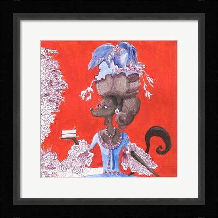 Framed Madamoiselle Pepper Print