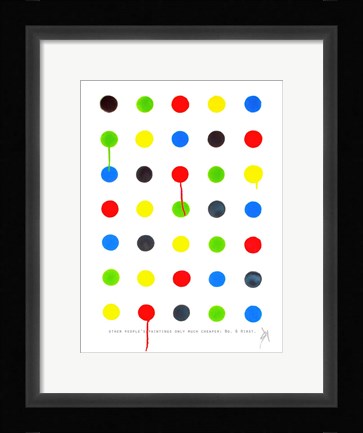 Framed Other People's Paintings Only Much Cheaper: No. 6 Hirst. Print