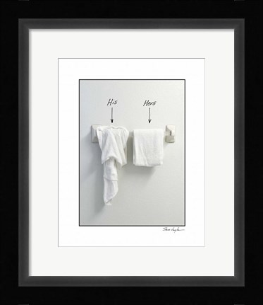 Framed His and Hers Print