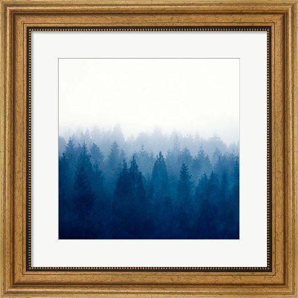 Framed Heart and Soul - Foggy Forest Print