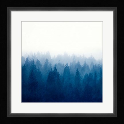Framed Heart and Soul - Foggy Forest Print