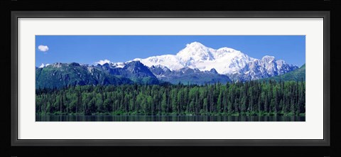 Framed Alaska, Denali National Park, Byers Lake Print