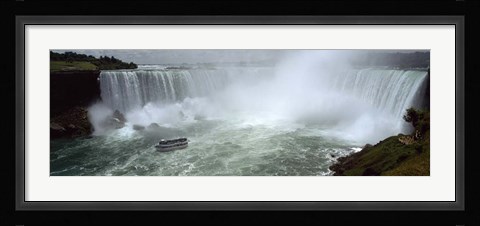 Framed Horseshoe Falls, Niagara River Print