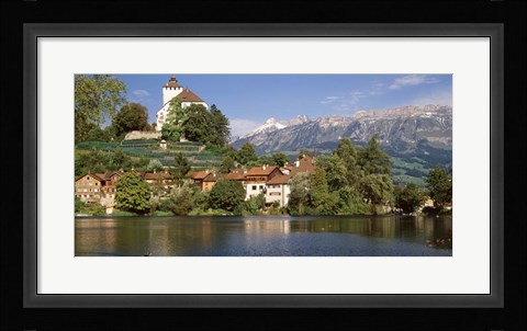 Framed Switzerland, Werdenberg Print