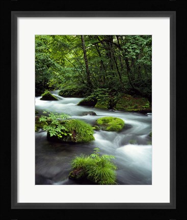 Framed River Aomori Japan Print