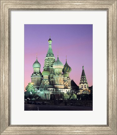 Framed St Basil&#39;s Cathedral Moscow Russia Print