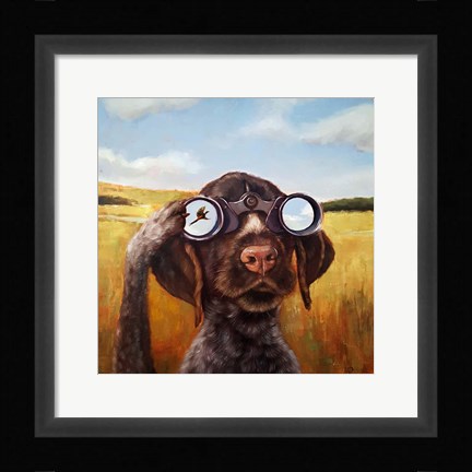 Framed Bird Dog Print