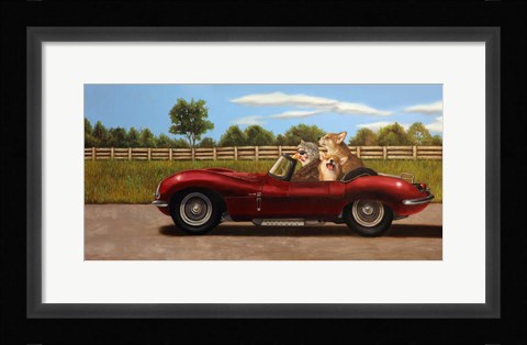 Framed Country Drive Print